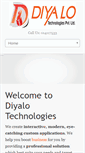 Mobile Screenshot of diyalotech.com